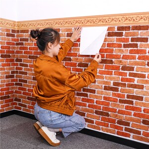 墙裙贴纸自粘墙群装饰