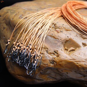 直针钩套装钓鲶鱼鳗鱼昂刺甲鱼钩王八钩防咬线歪嘴线组甲鱼子线钩