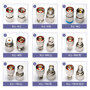 N公N母馈线转接头M公M母天线对接头SMA设备连接头BNC转换头TNC头