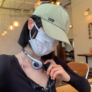 短发适合戴的帽子尾棒球帽女夏季韩版百搭空顶鸭舌帽大头围显脸小