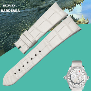 KDR美洲鳄鱼皮表带 代用GP芝柏表带49860D手表带真皮表带女