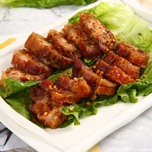 重荣网红小吃零食脆皮烤肉猪肉熟食即食正宗特产美食烤脆皮五花肉