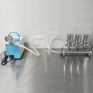 不锈钢三联薄膜过滤器微孔滤膜实验室负压抽滤装置微生物限度仪器