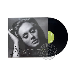 【全新现货】阿黛尔 亲笔签名 adele 21 lp 12寸黑胶唱片 专辑