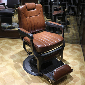 雅龙潮牌豪华复古barber理发油头大椅放倒发廊椅理容大椅理发店椅
