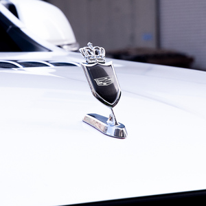 适用凯迪拉克ct4 ct5 ct6 xt6立标车贴片改装配件外观装饰前车标