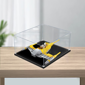 纳布星际战机亚克力展示盒适用乐高75092 透明防尘盒大手办收纳盒