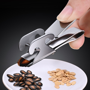 剥瓜子神器剥壳器嗑瓜子开壳器家用不锈钢榛子开口器松子夹子钳子