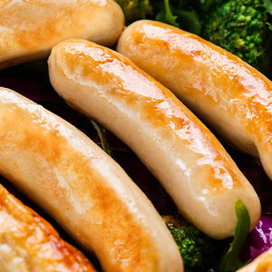 鸡肉早餐肠生酮饮食烤肠煎肠香肠鸡肉热狗烧烤900g无淀粉