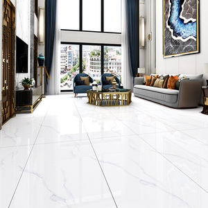 别墅地板砖750x1500新款白色通体大理石地砖客厅简约现代大板瓷砖