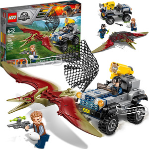 lego乐高75926侏罗纪恐龙翼龙大追击越野车拼装积木玩具礼物模型