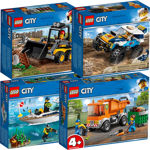 新品lego乐高60218 城市系列沙滩越野车赛车益智拼插积木玩具礼物