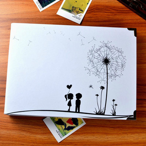 diy相册本创意致闺蜜生日礼物成长纪念册浪漫粘贴式手工情侣影.