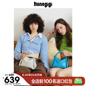 KUNOGIGI/古良吉吉小号软烟盒包包女原创小众设计白色斜挎手提包