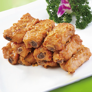 蒜香排骨商用蒜香骨半成品腌制500g调理速冻猪肉肋排小排脆皮骨