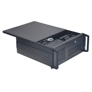 厚尚4U450工业电脑服务器工控机箱带锁品牌直销承接钣金机箱定制