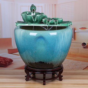 锦鲤鱼缸地缸大型大号