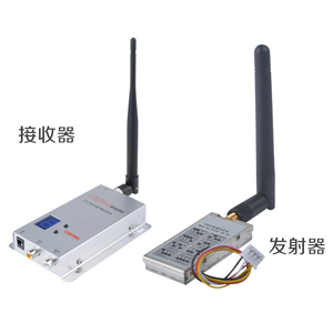 FPV 1.2G图传 传输 1W无线发射接收器 视频信号传输 电梯监控传输