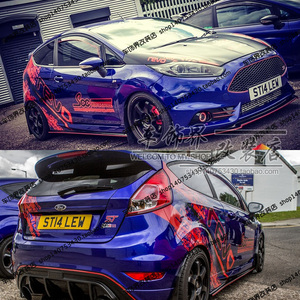 福特嘉年华车贴拉花福克斯st大众高尔夫gtigolf polo拉力赛车贴
