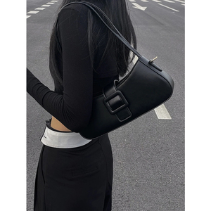 小众设计包包女士2024新款夏季女包轻奢品牌黑色高级感法式腋下包