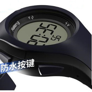 迪卡侬运动手表男w200s多功能数字式防水简约中学生电子表女mstf