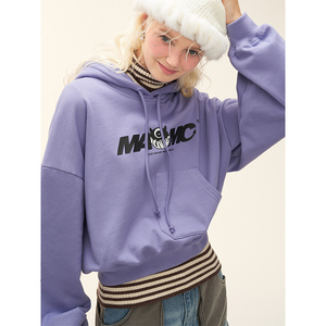 muscxy大眼仔卫衣宽松外套简约百搭宽松情侣装连帽套头上衣mamc