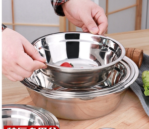 铁盆子不锈钢大盆洗衣服洗脸盆洗菜盆单盆卫生间洗脚盆