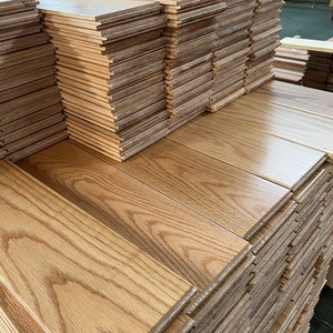 老料翻新白橡木栎木纯实木地板家用原木环保红橡木多层三层人字拼