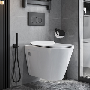 智能壁挂式马桶家用入墙式隐藏悬挂嵌入墙排挂墙挂壁式悬空坐便器