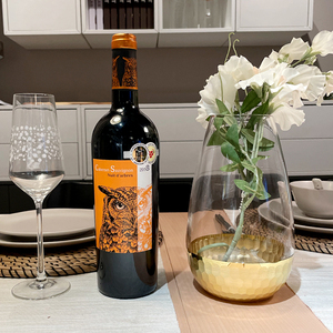 法国原瓶进口红酒猫头鹰赤霞珠干红葡萄酒网红明星节日商务送礼盒