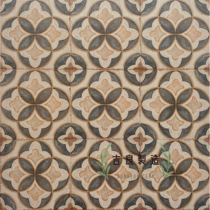复古做旧花砖
