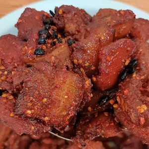 湖南永州特产道县网红鲊肉轧肉下饭菜500克袋装道县扎肉一袋