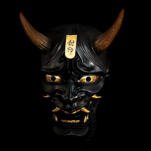 日式和风cosplay般若面具浮世绘挂件摆件道具赤班若能面动漫周边