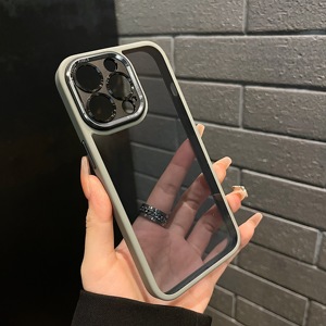 【高品质】莱卡金属镜头全包iPhone15promax手机壳12适用苹果14pro max保护套13plus新款防摔透明高级感硅胶
