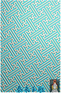 石雕万字纹精雕图