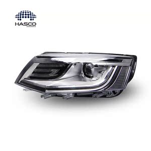 斯柯达15-17款新明锐大灯总成led日行灯透镜华域汽车小糸车灯改装