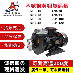 奥兰克电泵RGP RGZ-10 20 30 40 50 60高温水泵酒精泵硅油热油泵