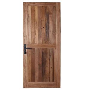 定制老榆木老门板家具谷仓室内门实木门坚固复古怀旧原木门旧木板