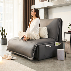 电动沙发床现代简约多功能可无线遥控伸缩两用轻奢卧室客厅可折叠