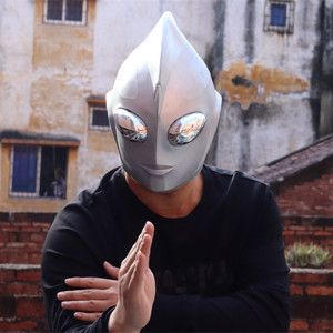 迪加罗欧布全脸噢特曼凹凸曼奥特曼的面具发光头套泰罗.衣服面罩