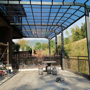 铝合金雨棚遮阳棚阳台别墅户外庭院天台露台透明防雨家用楼顶棚子