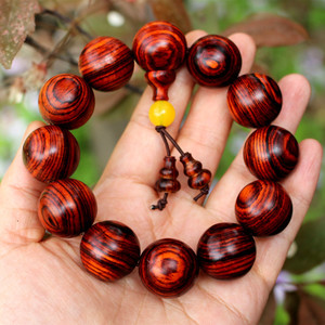 红木佛珠微凹黄檀2.0手串男女佛珠文玩工艺品红木檀木珠子_阿里巴巴找