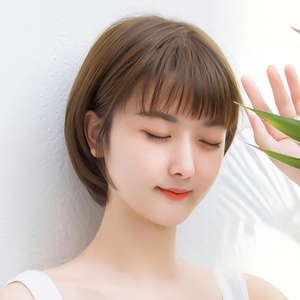 00同款货源tb4215323191淘宝网红假发女朋克风一刀齐短发帅气bobo