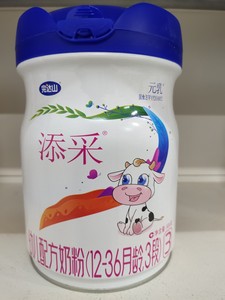 完达山添采奶粉3段婴儿配方奶粉800g