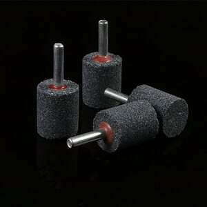 电动圆形小型砂轮磨头圆柱锥形磨光机带柄电磨头圆球形打磨头抛.