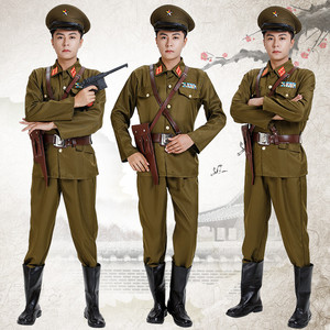 儿童皇协军伪军汉奸巡捕房巡警二鬼子军服皇协军舞台小品演出服装