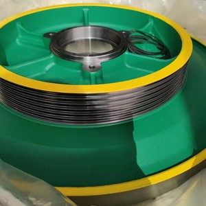 适用于通力mx10mx11主机曳引轮6槽8mm带内置旋编和不带内置旋编