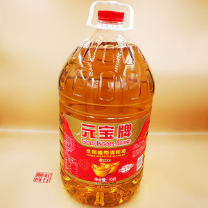 【食用油】 元宝牌 食用植物调和油 餐饮 含转基因大豆 10升装