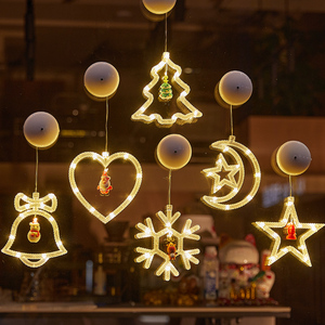圣诞节装饰品场景布置店铺橱窗创意小挂饰圣诞树挂件装扮氛围灯