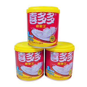 喜多多椰果王开盖即食休闲零食整箱正宗椰果颗粒速食代餐糖水罐头